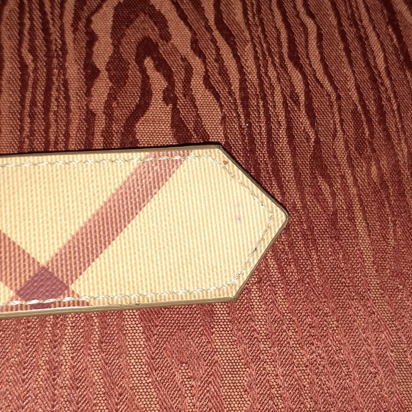 BURBERRY CLASSIC HAG MARKET CHECK LOGO MEN'S 36/90 BEIGE - Picture 12 of 13